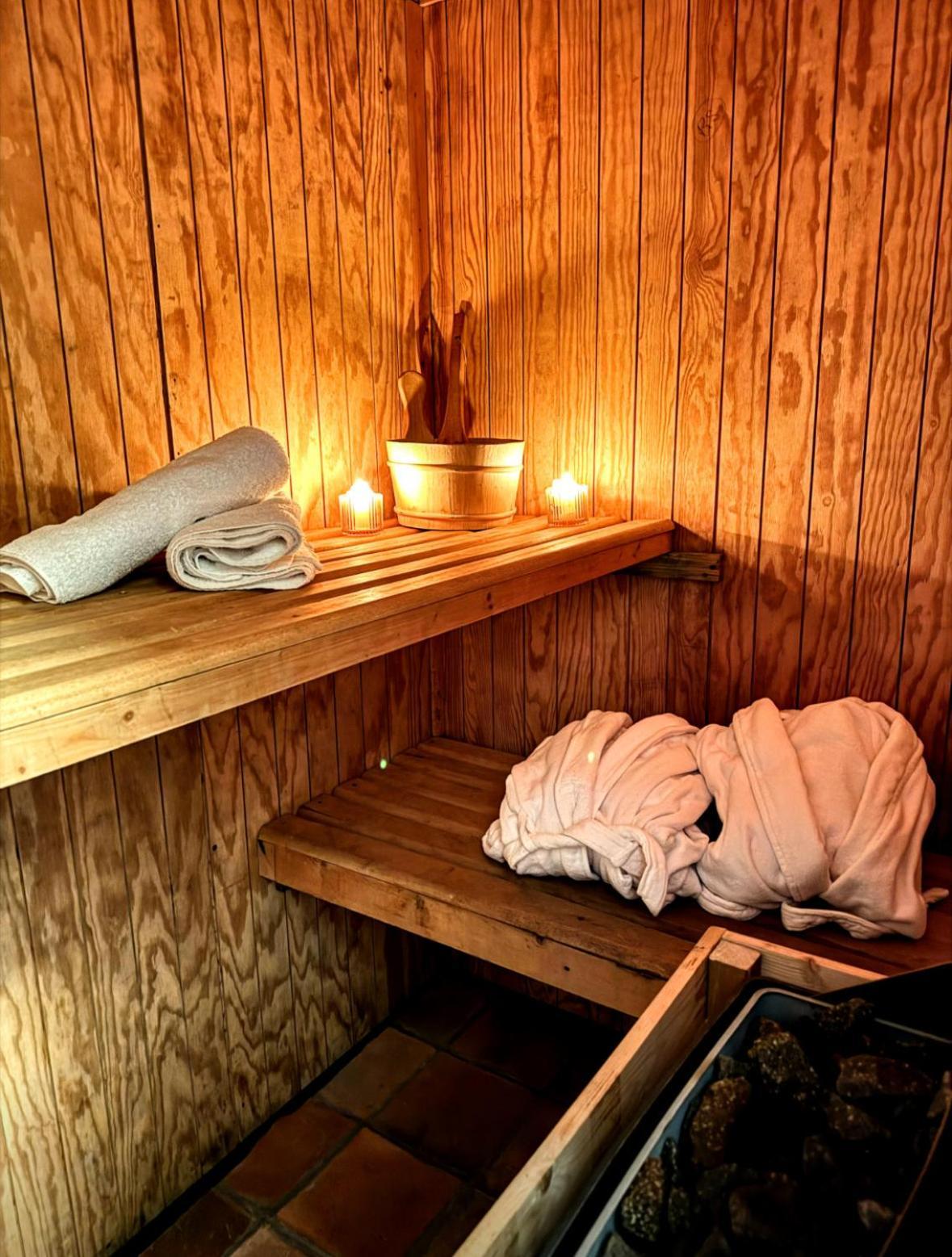 Clone Country House Охрим Экстерьер фото Sauna